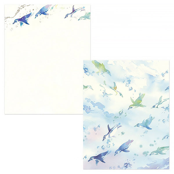 Papier Lettre & Enveloppe Penguin - Papeterie | Moshi Moshi 