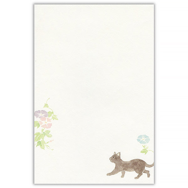 Carnet Papier Lettre Chat Nekorobi - Papeterie | Moshi Moshi 