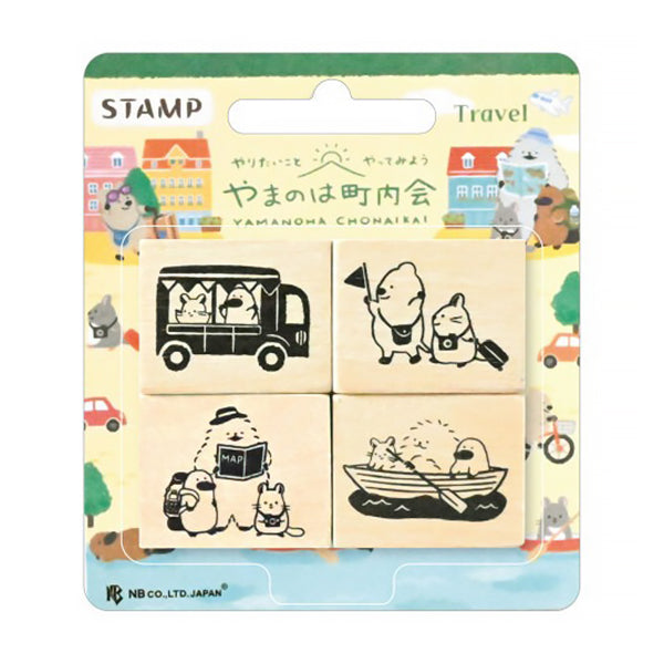 Set de Tampons Yamanoha Neighborhood - Travel | Moshi Moshi Paris