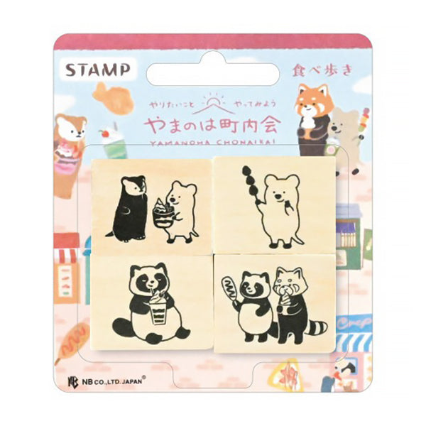 Set de Tampons Yamanoha Neighborhood - Eating | Moshi Moshi Paris