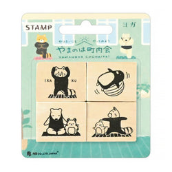 Set de Tampons Yamanoha Neighborhood - Made in Japan | Moshi Moshi