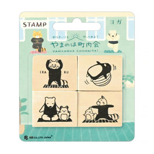 Set de Tampons Yamanoha Neighborhood - Made in Japan | Moshi Moshi