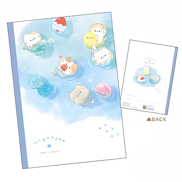 Cahier Chat Mogu Nyan - Summer Time | Moshi Moshi Paris
