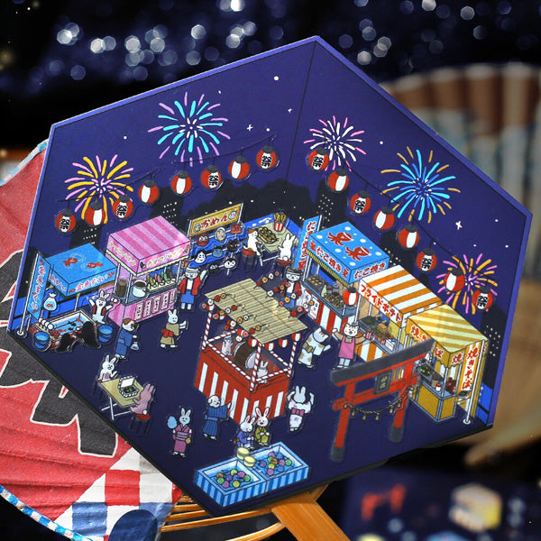 Stickers Diorama 2.5D - Festival | Moshi Moshi Papeterie
