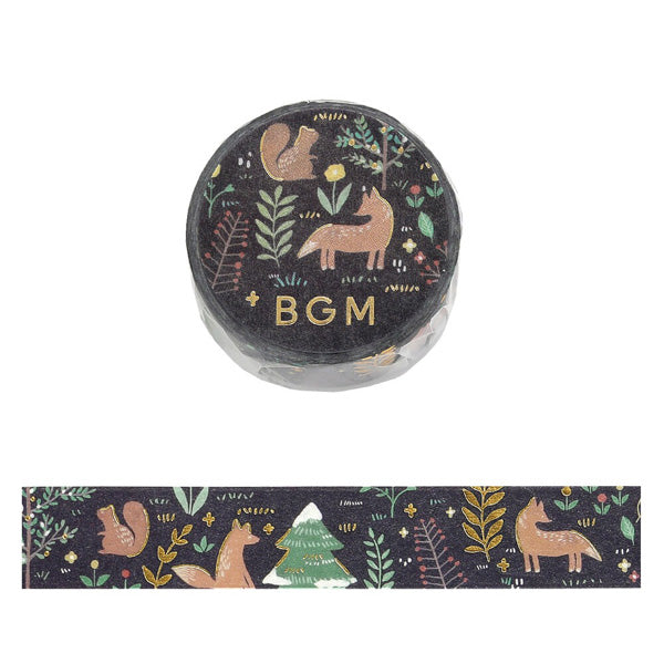 Washi Tape Nordic Forest - Moonlit Forest | Moshi Moshi Paris