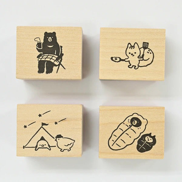 Set de Tampons Yamanoha Neighborhood - Camp | Moshi Moshi Paris