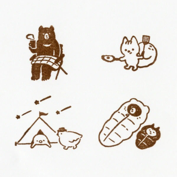 Set de Tampons Yamanoha Neighborhood - Camp | Moshi Moshi Paris