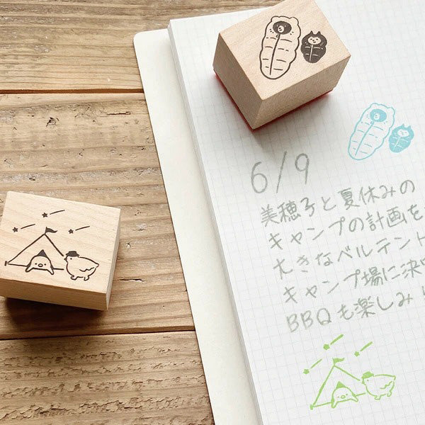 Set de Tampons Yamanoha Neighborhood - Camp | Moshi Moshi Paris