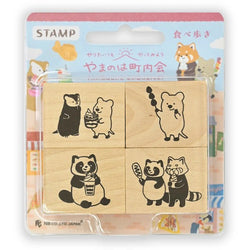 Set de Tampons Yamanoha Neighborhood - Eating | Moshi Moshi Paris
