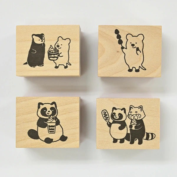 Set de Tampons Yamanoha Neighborhood - Eating | Moshi Moshi Paris