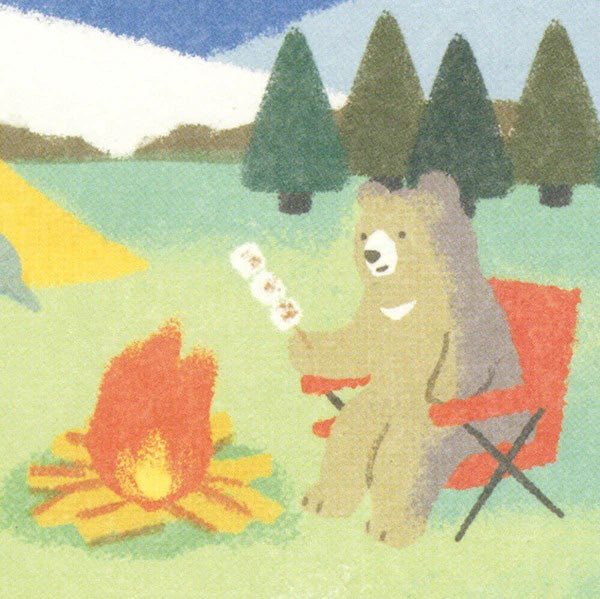 Carte Postale Japonaise - Yamanoha Camp | Moshi Moshi Paris