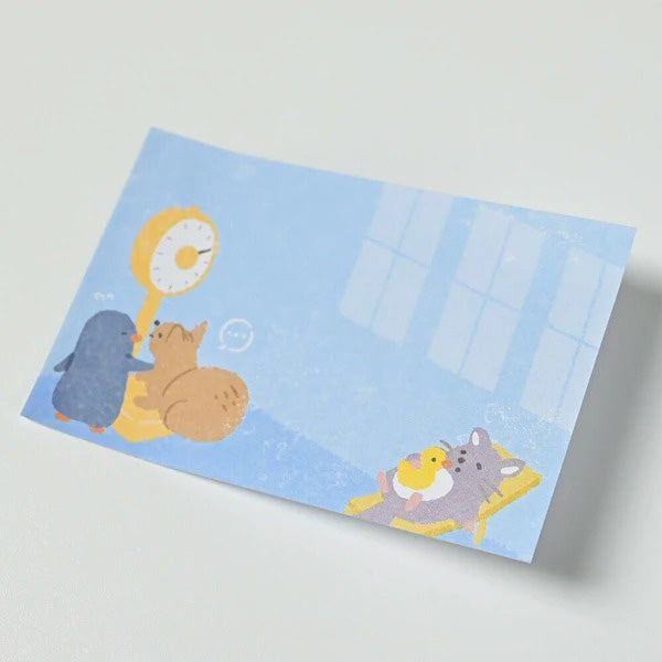 Mémo Marque Page - Yamanoha Sauna | Moshi Moshi Paris Japan