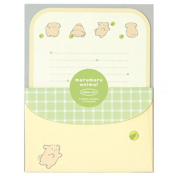 Papier Lettre Maru Maru Animal - Inu Dog | Moshi Moshi Papeterie