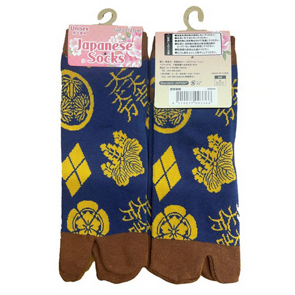 Tabi Japanese Socks - Warrior Family Crest | Moshi Moshi