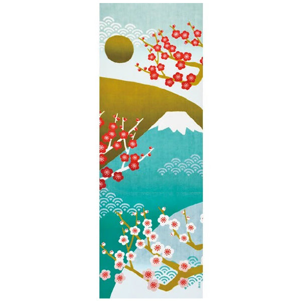 Tenugui Japonais - Umé Fuji San | Moshi Moshi Paris