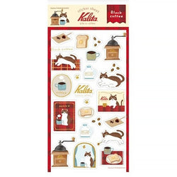 Stickers Kalita Cat - Black Coffee | Moshi Moshi Paris