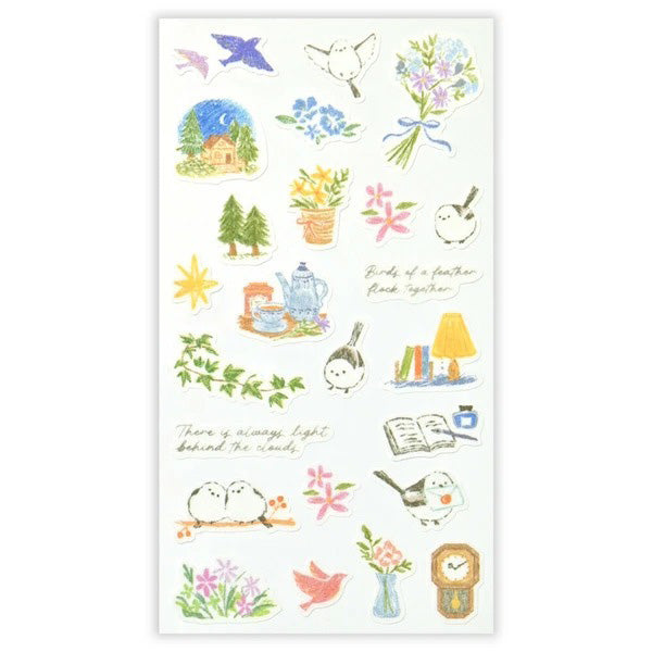 Stickers Deco Time - Shima Enaga | Moshi Moshi Papeterie