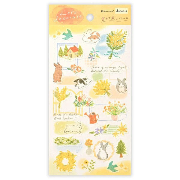 Stickers Deco Time - Usagi Rabbit | Moshi Moshi Paris Japan