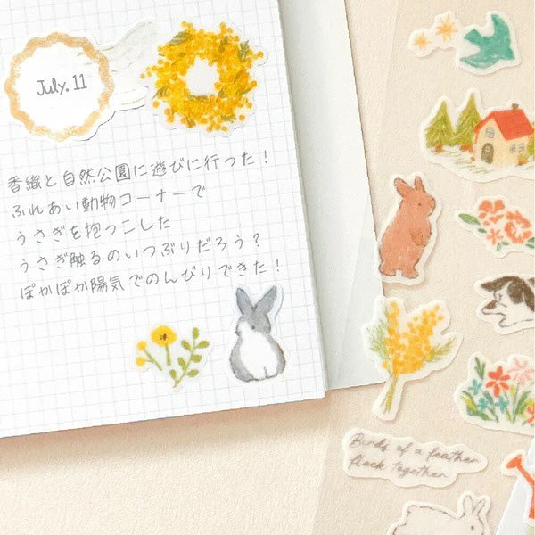 Stickers Deco Time - Usagi Rabbit | Moshi Moshi Paris Japan