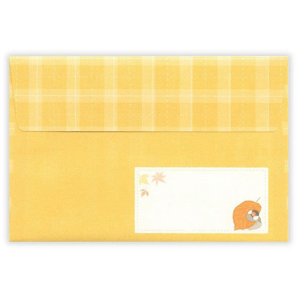 Papier Lettre & Enveloppe - Bunbirds Autumn | Moshi Moshi Paris