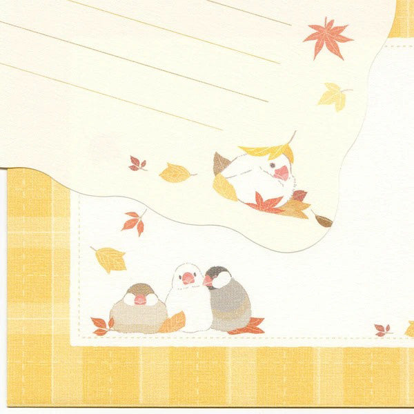 Papier Lettre & Enveloppe - Bunbirds Autumn | Moshi Moshi Paris