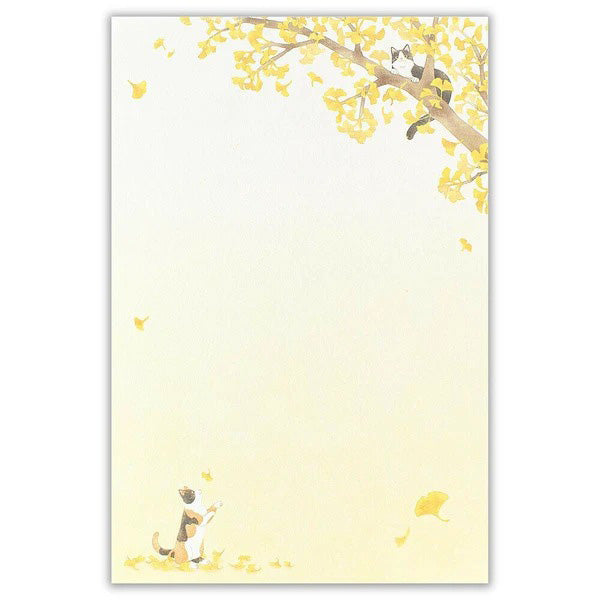 Papier Lettre Chat Nekorobi - Autumn Scenery | Moshi Moshi 