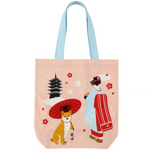 Tote Bag Shiba Geisha - Idée Cadeau | Moshi Moshi Paris Japan
