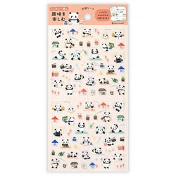 Stickers Japonais Panda - Bullet Journal | Moshi Moshi Papeterie