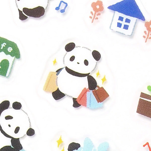 Stickers Japonais Panda - Bullet Journal | Moshi Moshi Papeterie