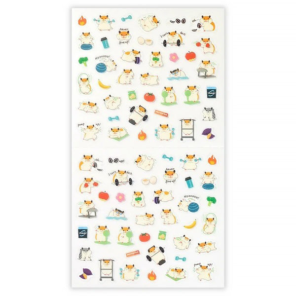 Stickers Hamster - Papeterie Japonaise | Moshi Moshi Paris