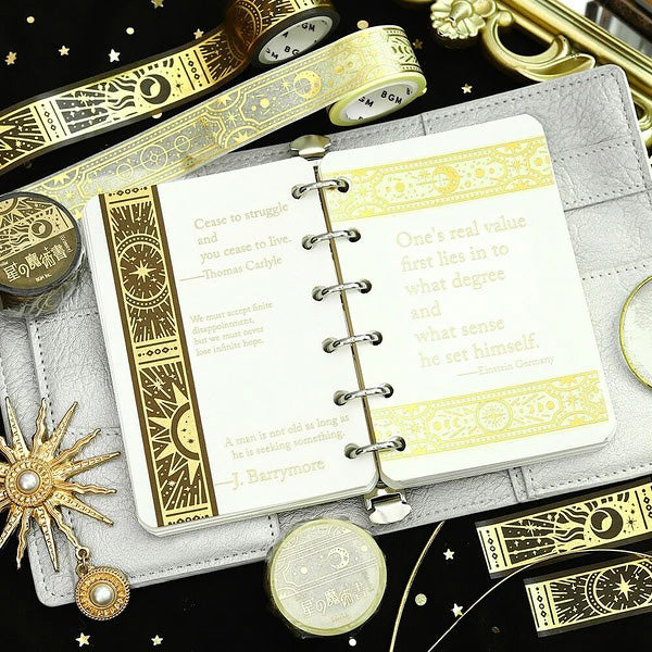 Washi Tape Star Magic Book - Bullet Journal | Moshi Moshi Paris