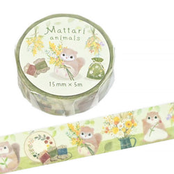 Washi Tape Matari Animals - Monmonga | Moshi Moshi Paris