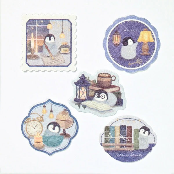 Stickers Box Matari Animals - Penguin | Moshi Moshi Paris