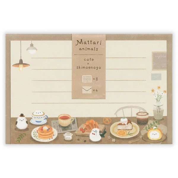 Papier Lettre & Enveloppe - Shima Enaga | Moshi Moshi Papeterie
