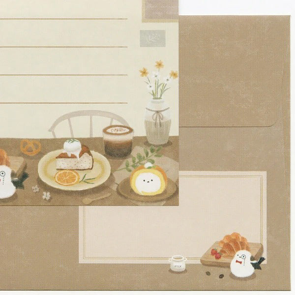 Papier Lettre & Enveloppe - Shima Enaga | Moshi Moshi Papeterie