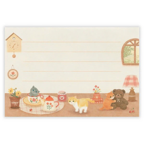 Papier Lettre Japonais - Cat Kitten | Moshi Moshi Paris 