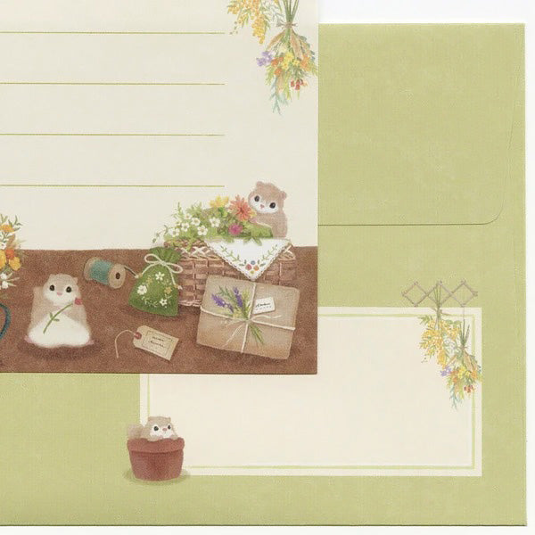 Papier Lettre & Enveloppe - Momonga | Moshi Moshi Paris