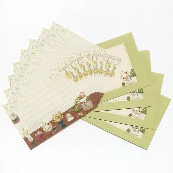 Papier Lettre & Enveloppe - Momonga | Moshi Moshi Paris