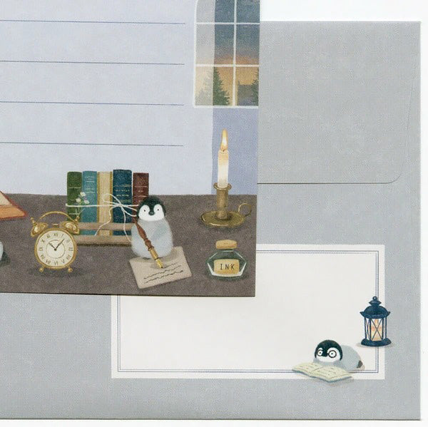 Papier Lettre & Enveloppe Penguin - Papeterie | Moshi Moshi
