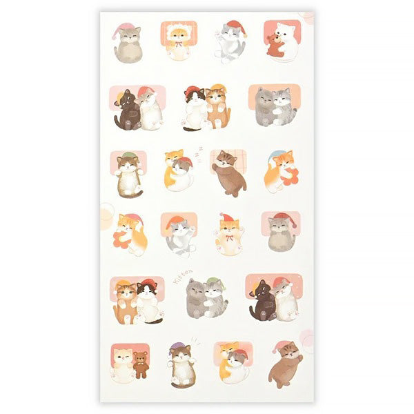 Stickers Mattari Night - Cat Kitten | Moshi Moshi Papeterie