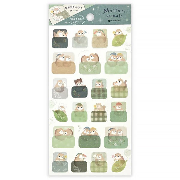 Stickers Japonais - Momonga | Moshi Moshi Papeterie