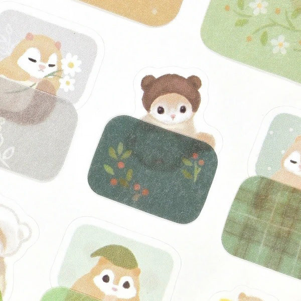 Stickers Japonais - Momonga | Moshi Moshi Papeterie