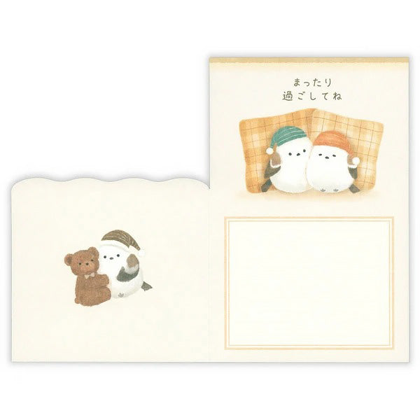 Greeting Card Japonais - Shima Enaga | Moshi Moshi Papeterie
