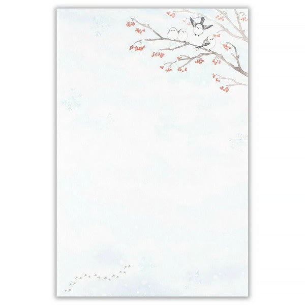 Papier Lettre Japonais - Playing With Snow | Moshi Moshi Paris