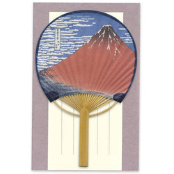 Carte Eventail Uchiwa - Mont Fuji, Hokusai | Moshi Moshi Paris