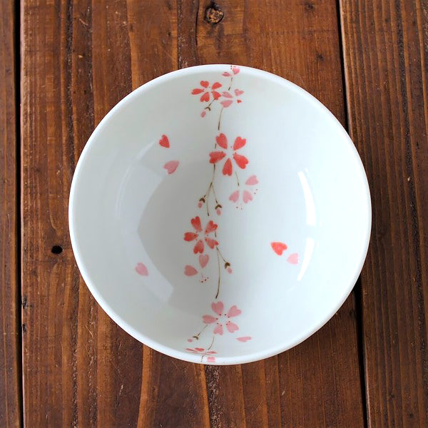Bol Donburi Sakura Rouge - Vaisselle Japonaise | Moshi Moshi