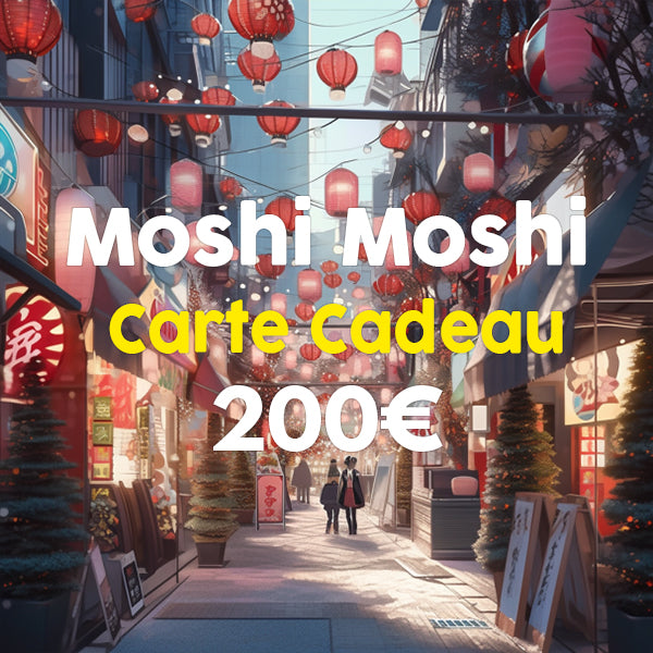 Carte Cadeau 200€ | Moshi Moshi boutique Japan in Paris