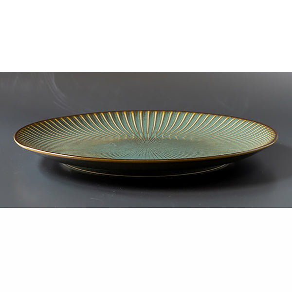 Assiette Kilin Green - Vaisselle Japonaise | Moshi Moshi Paris
