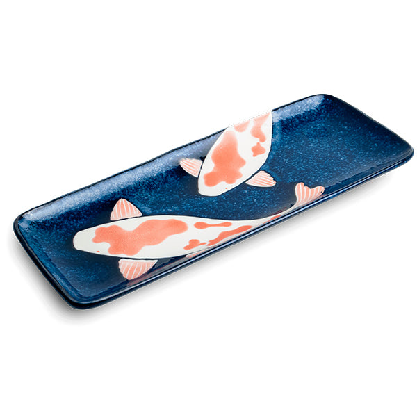 Assiette Rectangulaire - Carpe Koi | Moshi Moshi Paris