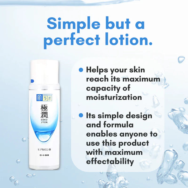 Lotion Hydratante Acide Hyaluronique - Rohto Goku Jyun, Hada Labo